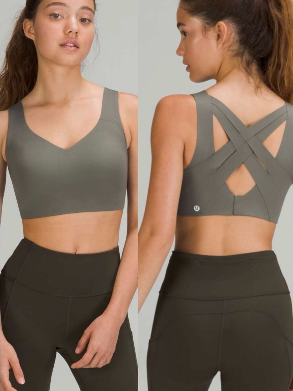 Lululemon Enlite Bra Weave High Support
Grey Sage
